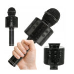 Bluetooth karaoke-mikrofon Bluetooth wireless microphone karaoke black