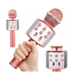 Bluetooth karaoke-mikrofon Bluetooth wireless microphone karaoke pink