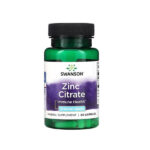 Tsinktsitraat 30 mg 60 kapslit Swanson